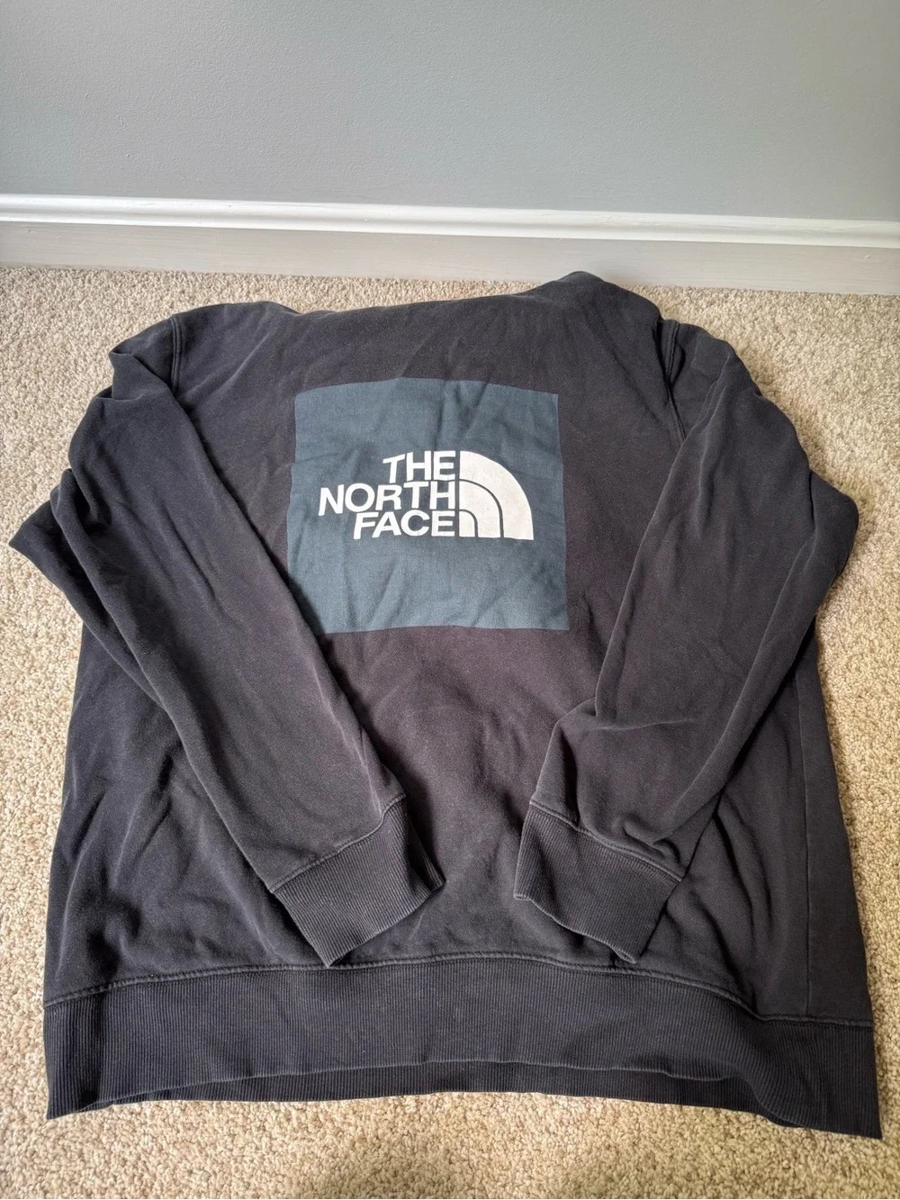 The North Face Men’s Black Crewneck Pullover Sweatshirt